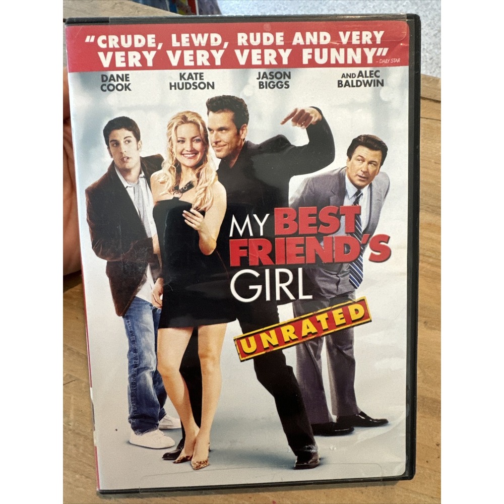 Lionsgate My Best Friend's Girl DVD Unrated Dane Cook Kate Hudson Comedy 2008